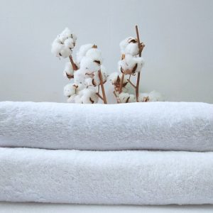 Біле готельне рушник 430г / м2