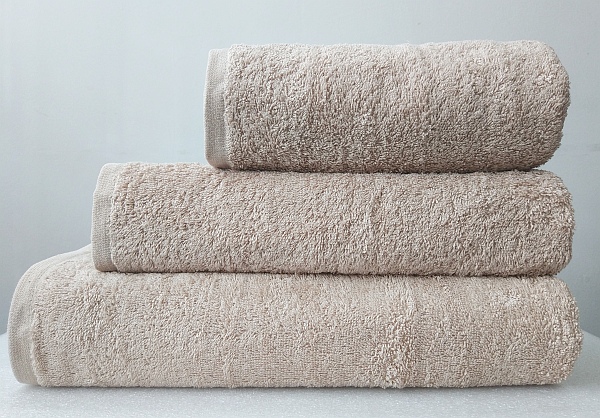 Terry towel Beige 500g/m2 Полотенце махровое Бежевое Туркменистан
