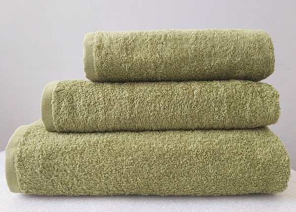 Terry towel Green / Iguana Полотенце махровое Зеленое/Iguana