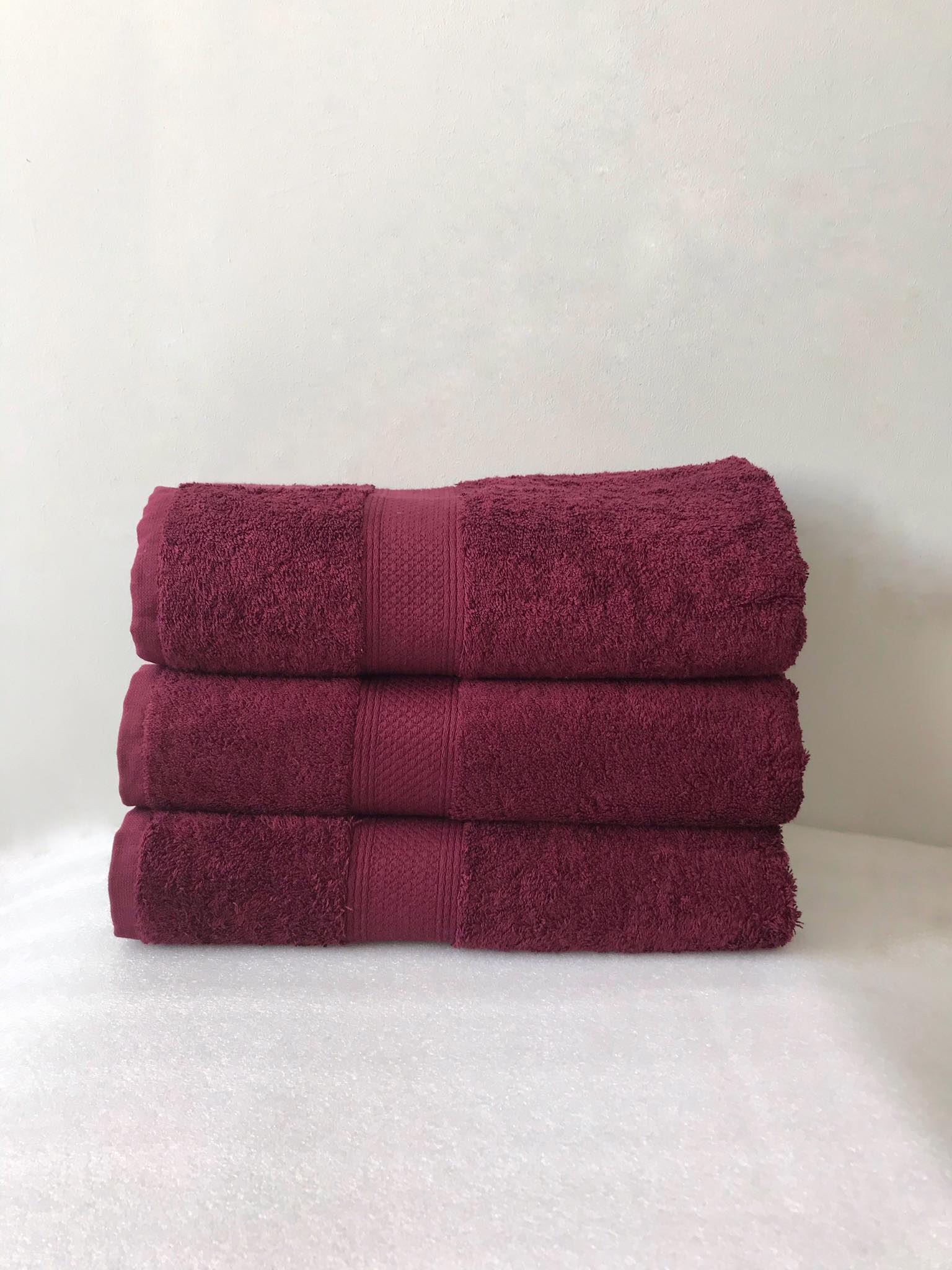 Рушник махровий Бургунді / Burgundy Полотенце махровое Бургунди/Burgundy