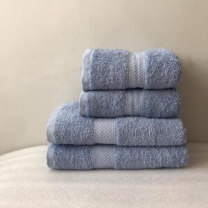 Полотенце махровое Светло-лавандовы/stock blue